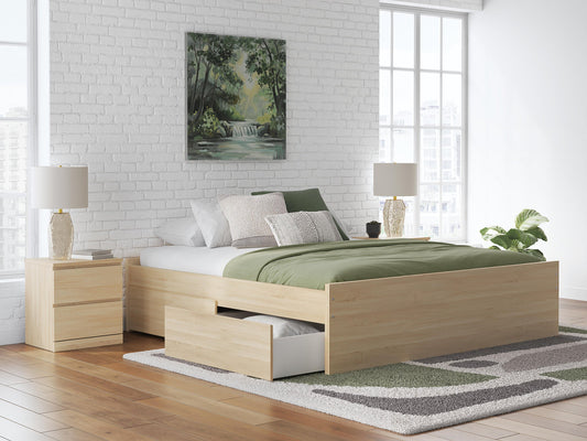 Ashley Express - Onita King Platform Bed with 1 Side Storage