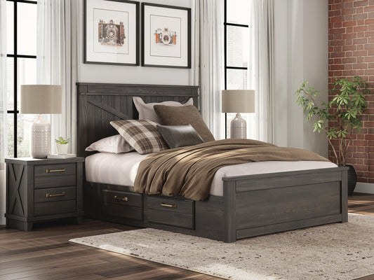 Ashley Express - Vonitta Bay Queen Panel Bed with Storage