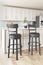 Valebeck Tall UPH Swivel Barstool(1/CN) Black