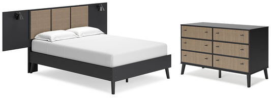 Ashley Express - Charlang Queen Panel Platform Bed with Dresser