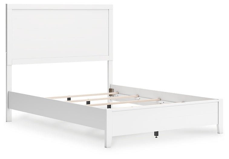Binterglen Full Panel Bed with Mirrored Dresser and Nightstand