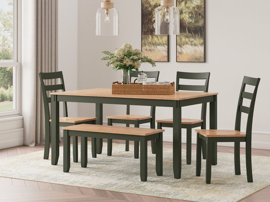 Gesthaven Dining Room Table Set (6/CN)