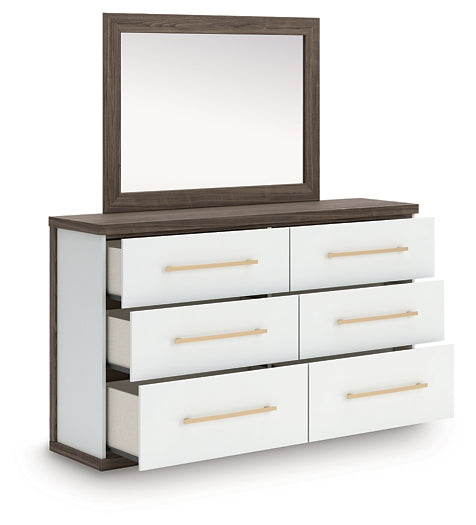 Kendanport Dresser and Mirror
