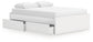 Ashley Express - Onita Queen Platform Bed with 1 Side Storage
