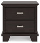 Covetown Queen Panel Bed with Mirrored Dresser, Chest and Nightstand