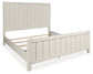 Shaybrock Queen Panel Bed with Mirrored Dresser, Chest and Nightstand