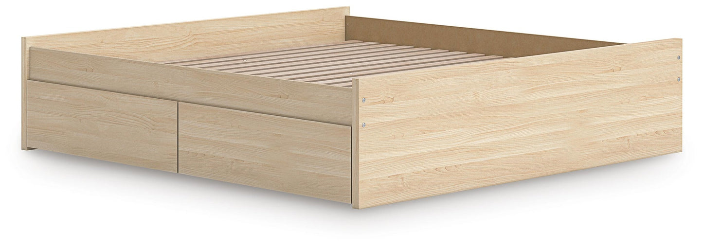 Ashley Express - Onita King Platform Bed with 2 Side Storage