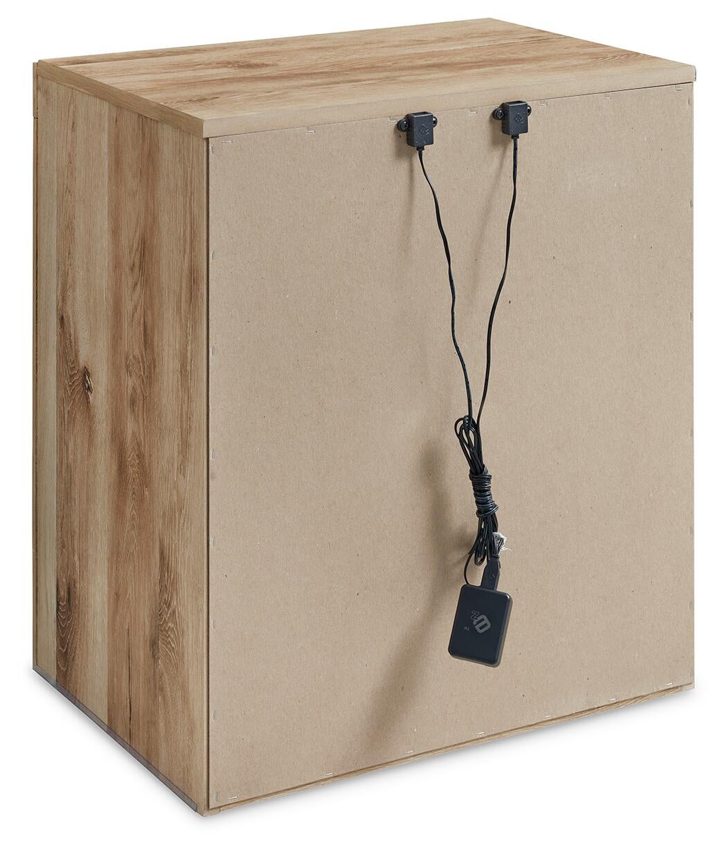 Hyanna Queen Panel Storage Bed, Dresser, Mirror, Chest and Nightstand