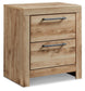 Hyanna Twin Panel Bed with 1 Side Storage, Dresser, Mirror and Nightstand