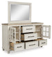 Shaybrock California King Panel Bed, Dresser, Mirror and Nightstand