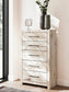 Lawroy King Panel Storage Bed, Dresser, Mirror, Chest and Nightstand