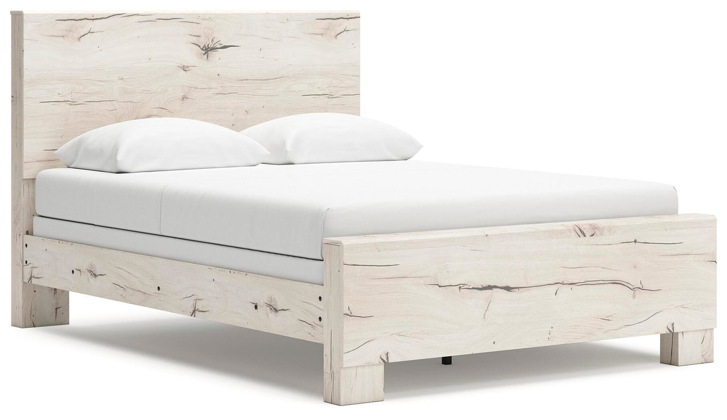 Lawroy Queen Panel Bed, Dresser and Mirror