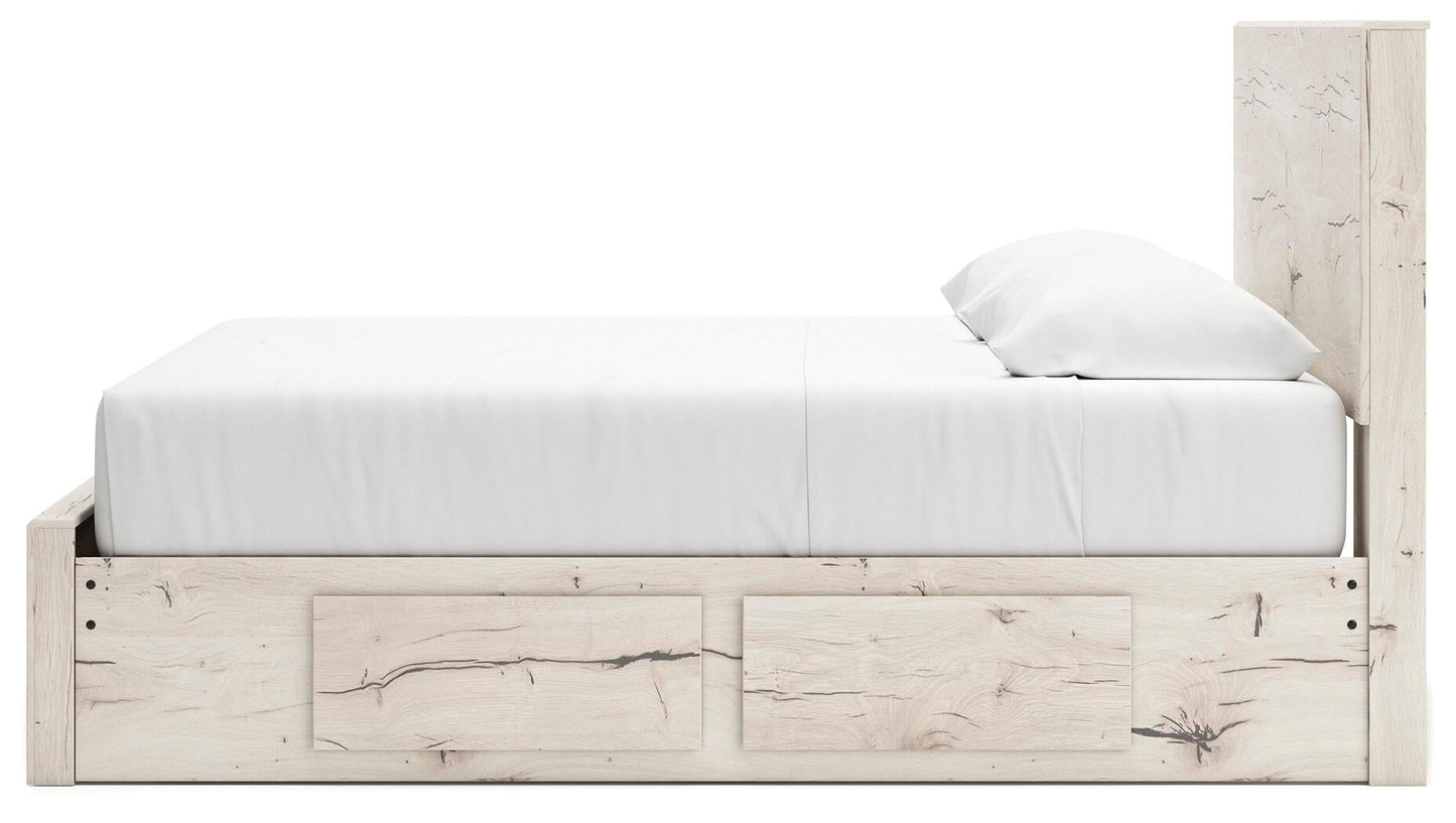 Lawroy King Panel Storage Bed, Dresser and Mirror