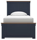 Landocken Twin Panel Bed, Dresser and Mirror