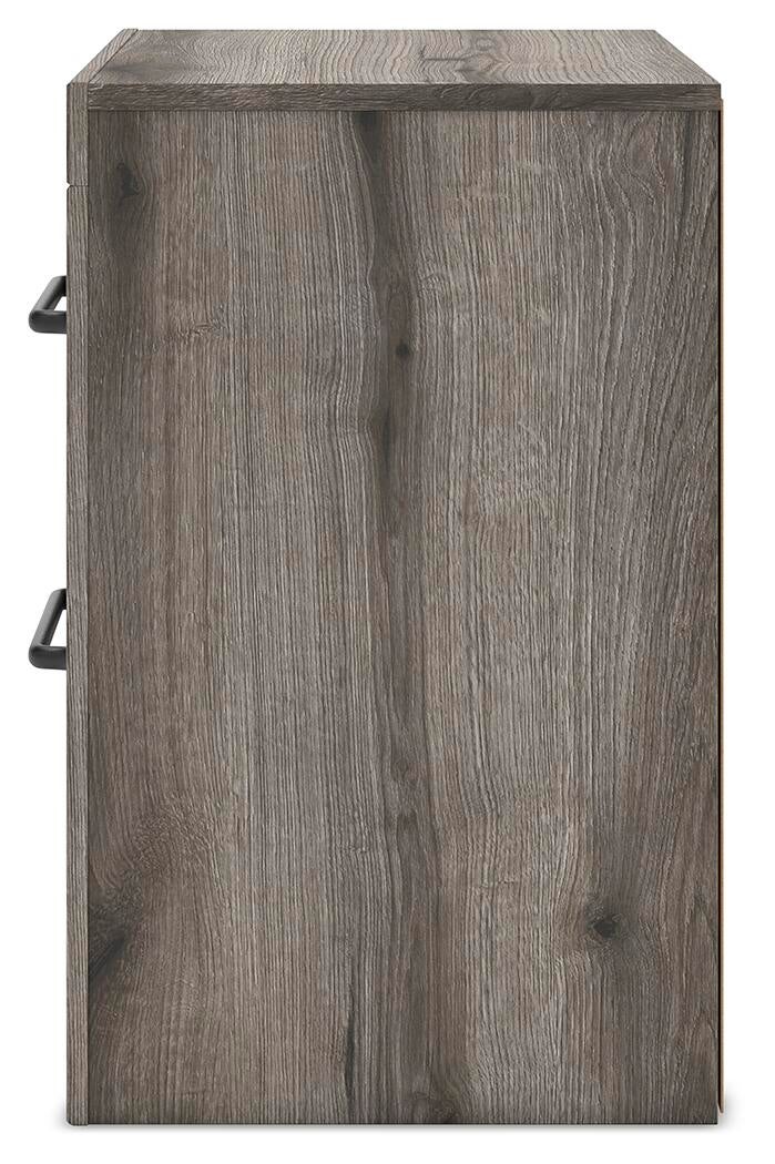 Graystorm Full Panel Bed, Dresser, Mirror and Nightstand