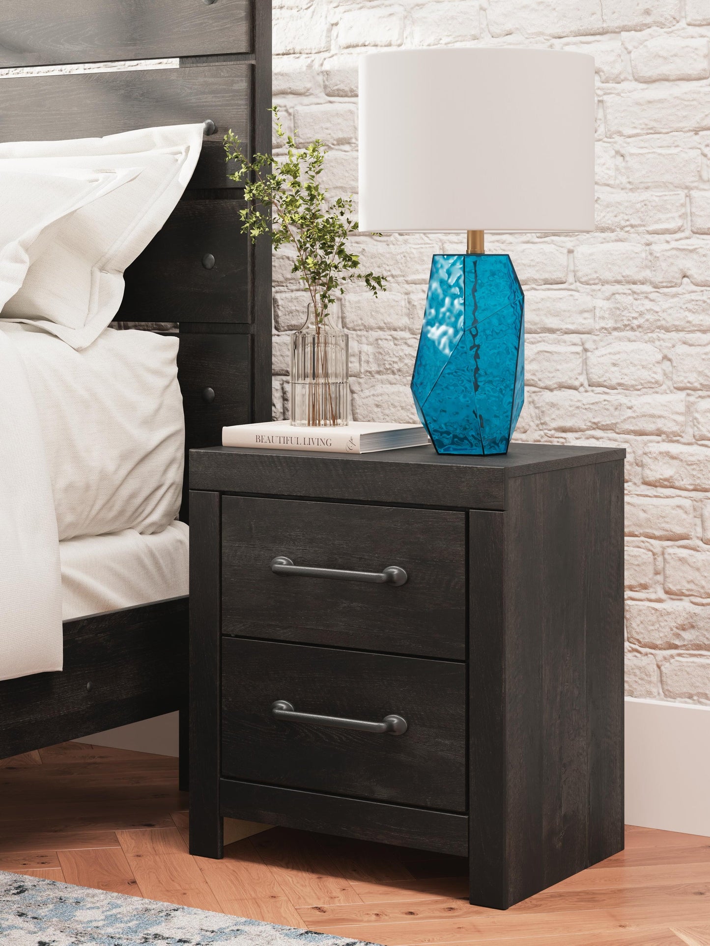 Hollivern Twin Panel Storage Bed, Dresser, Mirror, Chest and Nightstand
