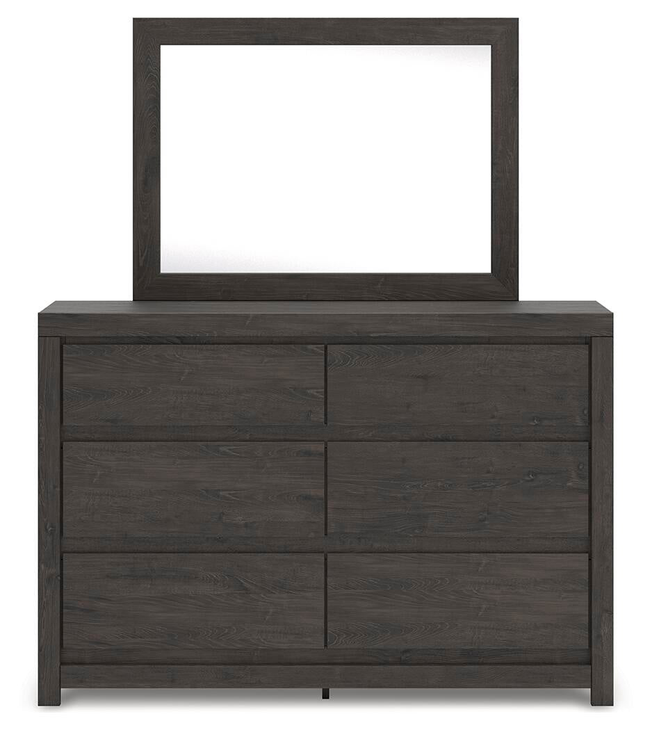 Fraluna King Panel Bed, Dresser and Mirror