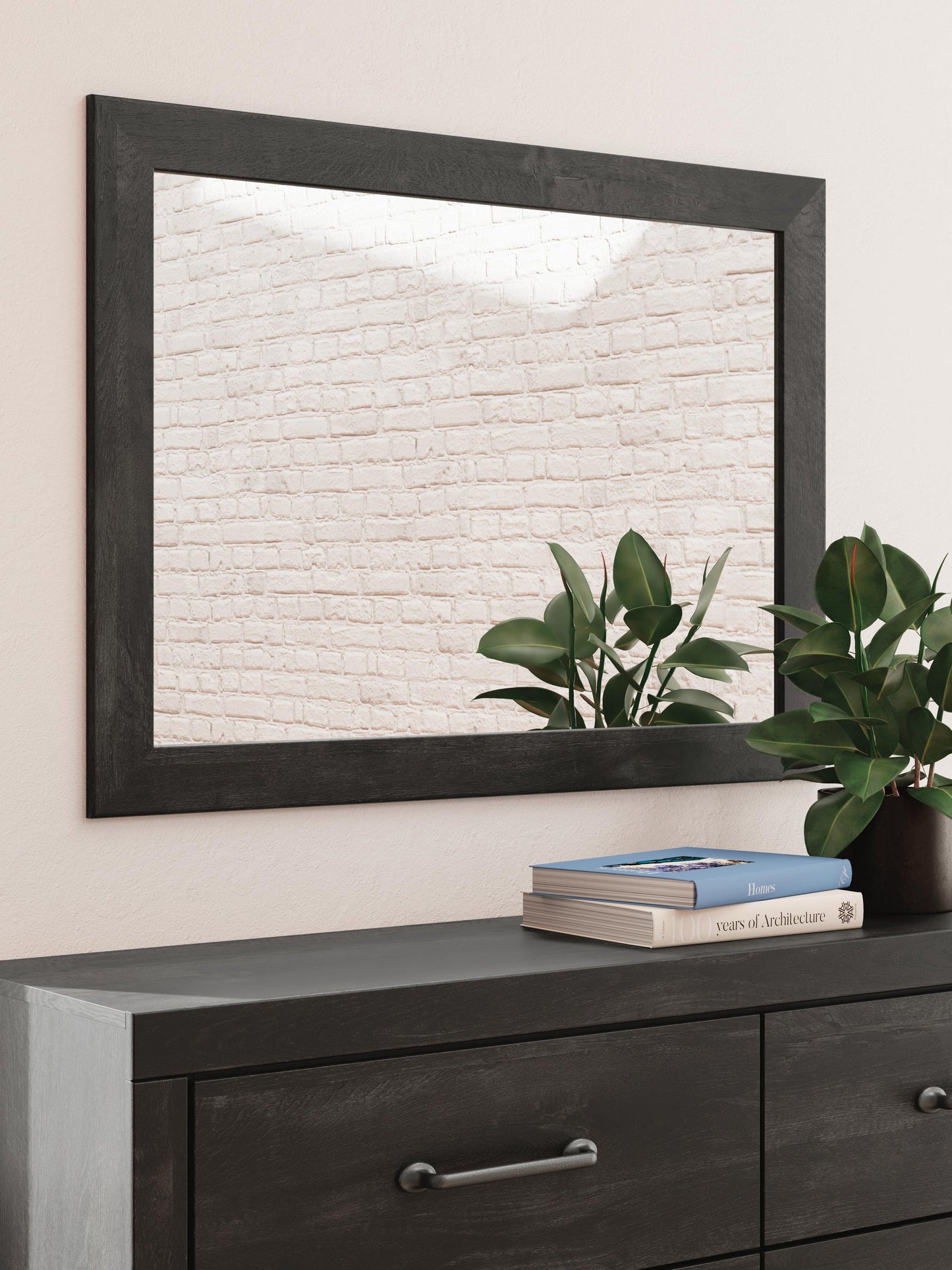 Hollivern Twin Panel Bed, Dresser and Mirror