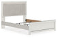 Zuraleus Queen Upholstered Panel Bed, Dresser, Mirror, Chest and Nightstand