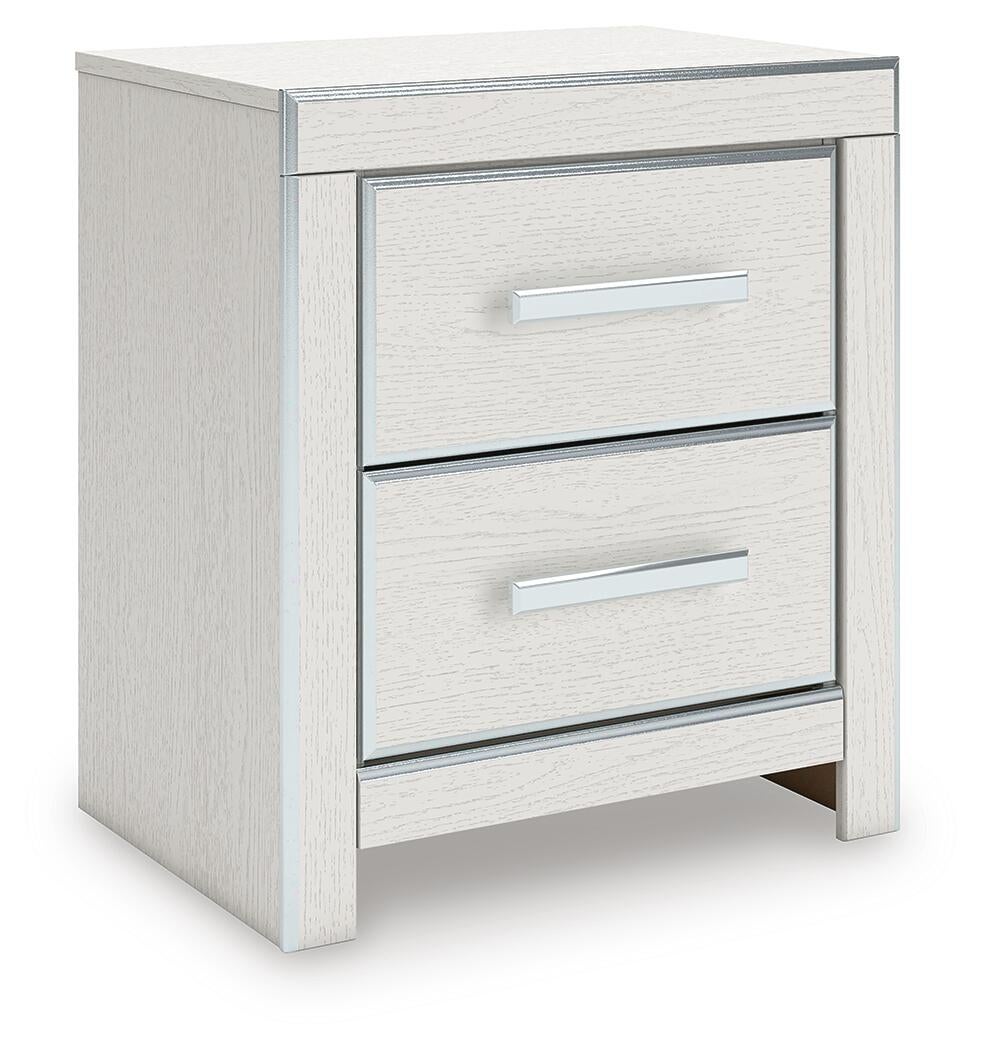 Zuraleus King Upholstered Panel Bed, Dresser, Mirror and Nightstand