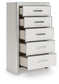 Zuraleus King Upholstered Panel Platform Storage Bed, Dresser, Mirror, Chest and Nightstand