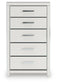 Zuraleus Queen Upholstered Panel Platform Bed, Dresser, Mirror and Nightstand