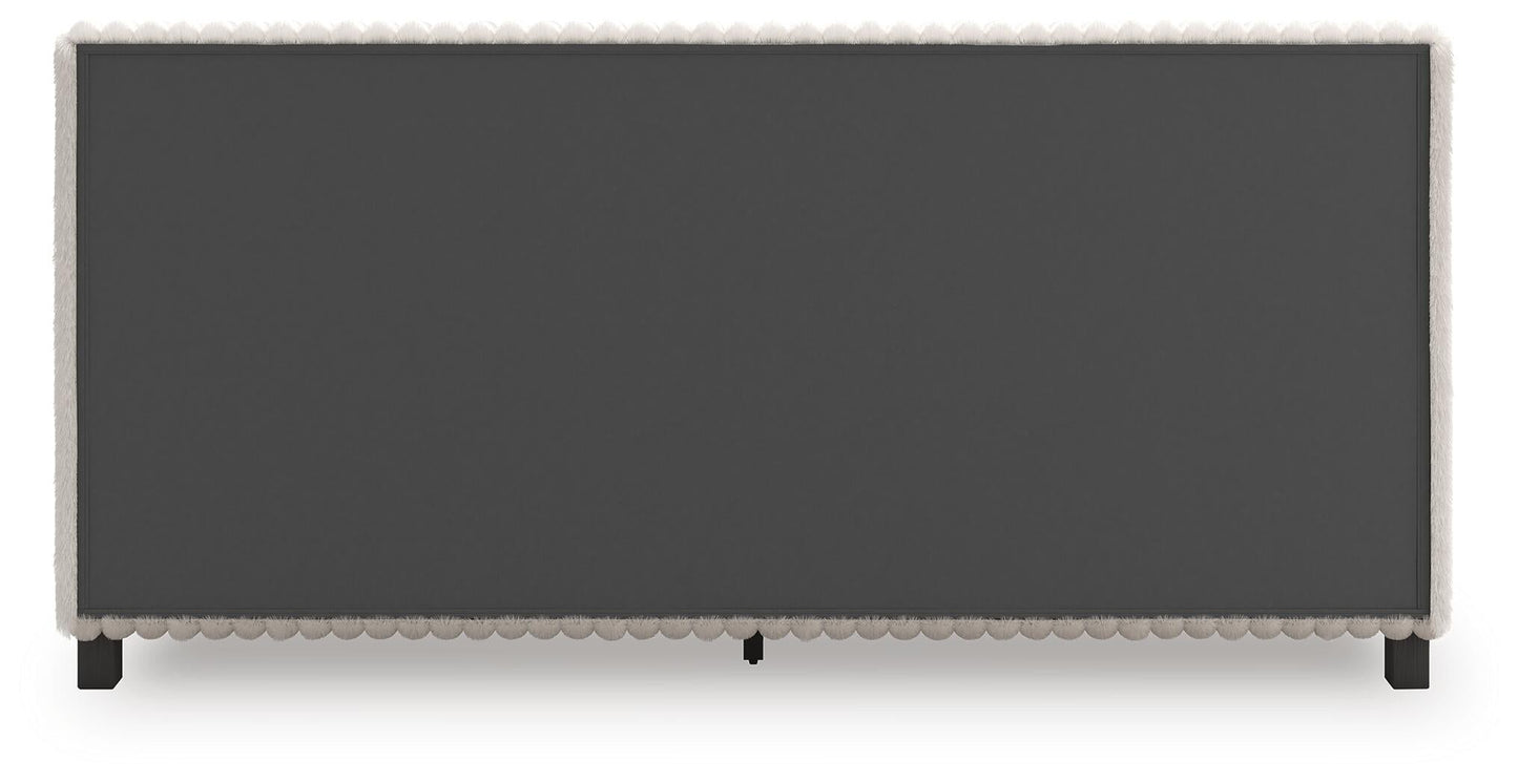 Zuraleus King Upholstered Bed, Dresser and Mirror