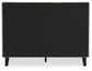 Cielden Full Upholstered Bed with Roll Slats, Dresser, Mirror, Chest and Nightstand