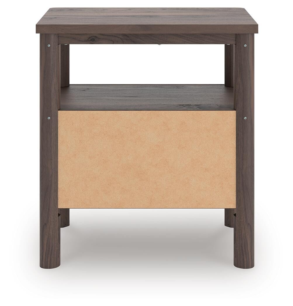 Pamytta Queen Upholstered Panel Bed, Dresser, Mirror, Chest and Nightstand