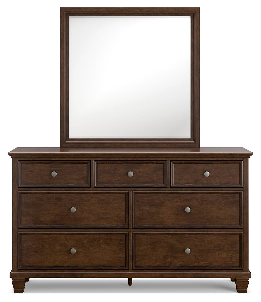 Danabrin Twin Panel Storage Bed, Dresser, Mirror and Nightstand