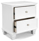 Fortman Queen Panel Storage Bed with Mirrored Dresser and Nightstand
