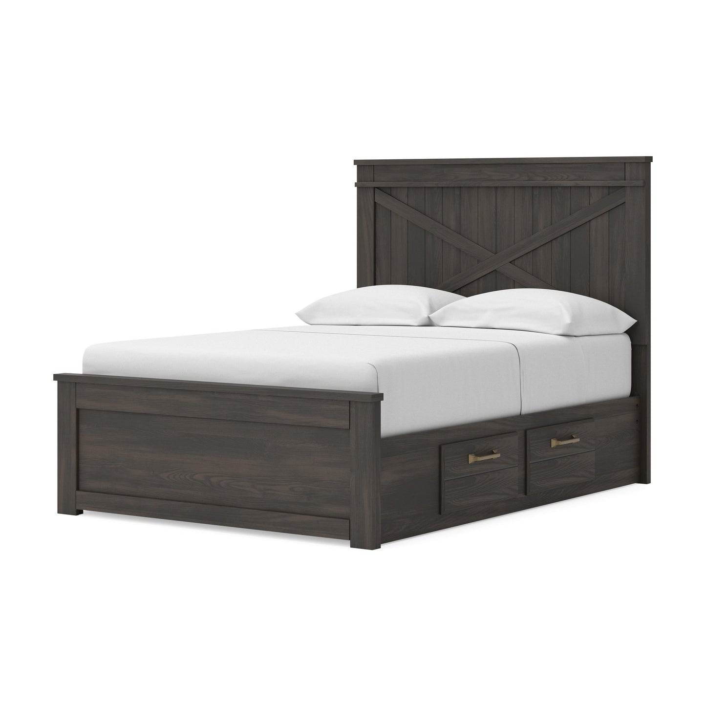 Ashley Express - Vonitta Bay Full Panel Bed with 2 Sided Storage