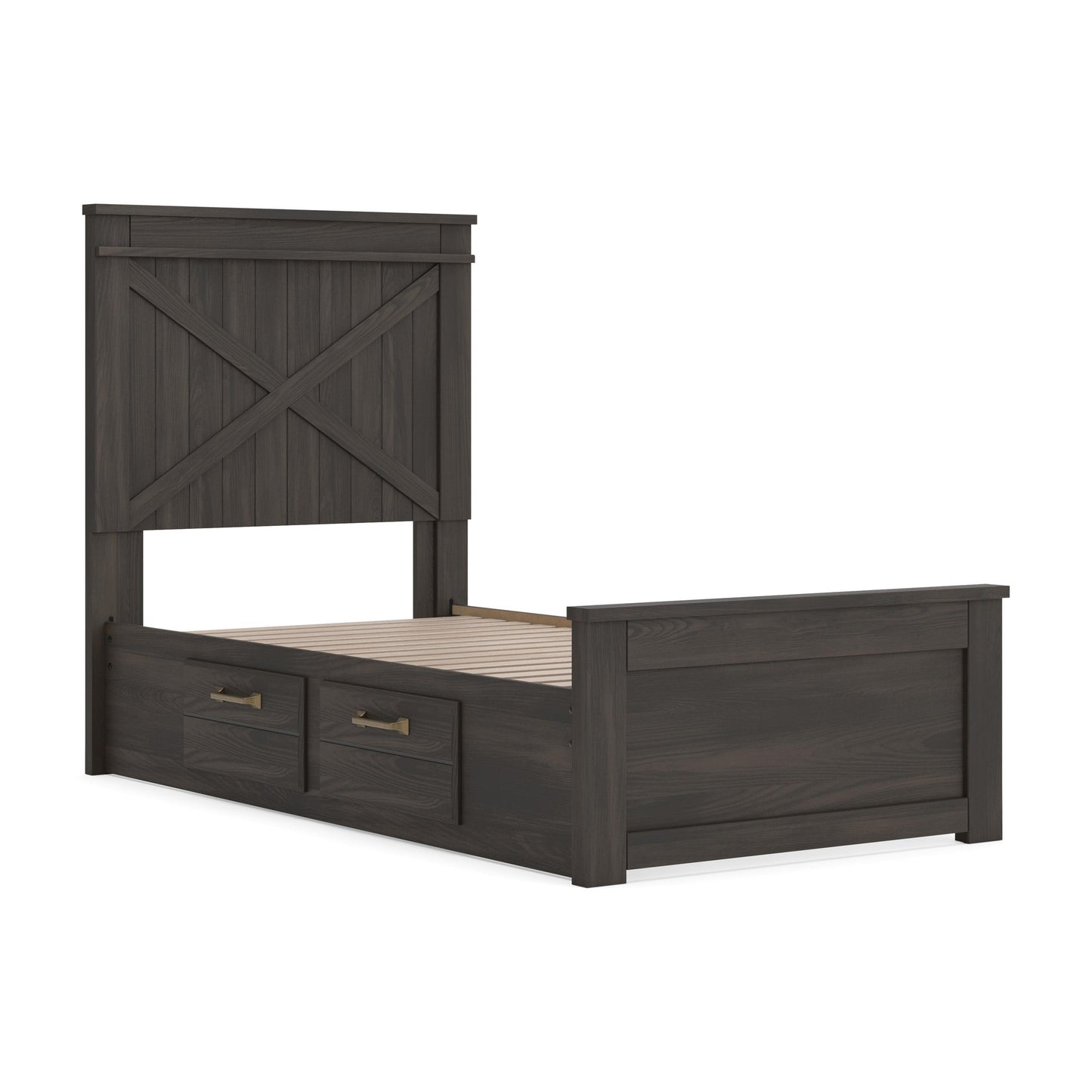 Ashley Express - Vonitta Bay Twin Panel Bed with Storage