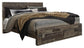 Derekson Queen Panel Bed with 2 Storage Drawers