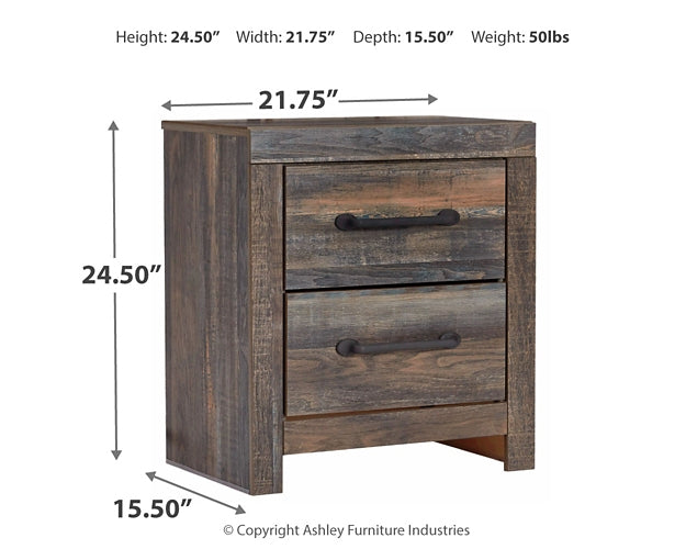 Ashley Express - Drystan Two Drawer Night Stand