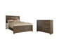 Juararo Queen Panel Bed with Dresser
