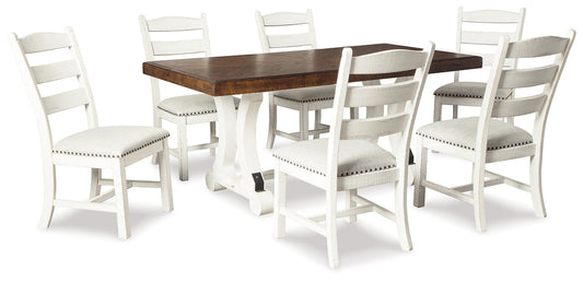 Valebeck Dining Table and 6 Chairs