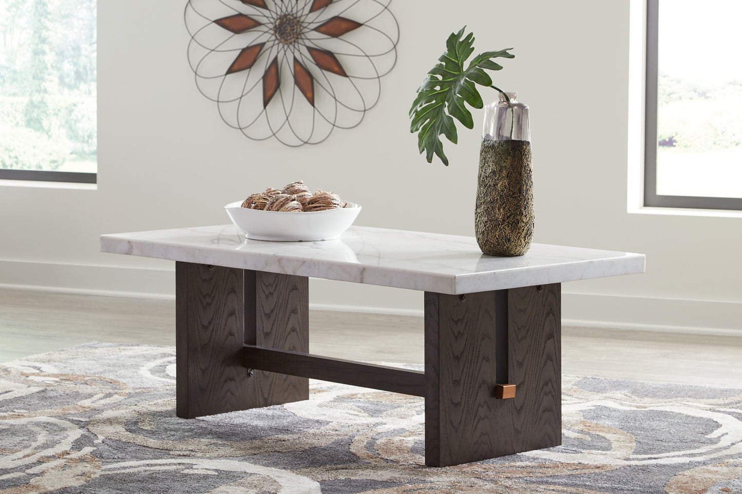Ashley Express - Burkhaus Coffee Table with 2 End Tables