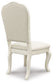 Arlendyne Dining Table and 6 Chairs with Storage