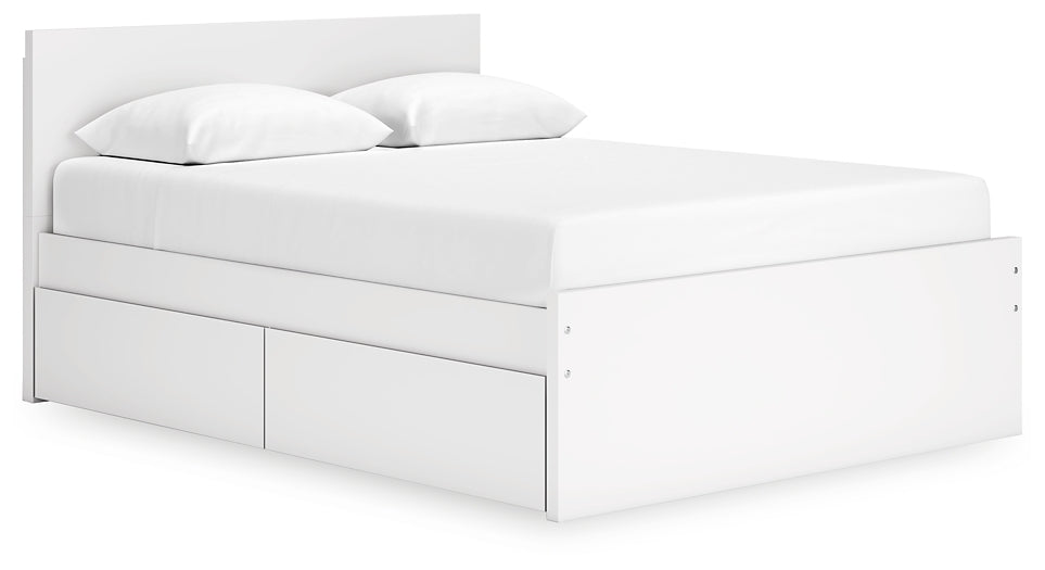 Ashley Express - Onita  Panel Platform Bed With 1 Side Storage