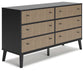 Ashley Express - Charlang Full Panel Platform Bed with Dresser and Chest